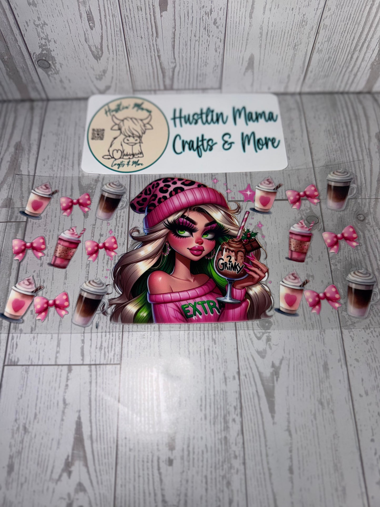 Grinchy Girl #C13 UVDTF