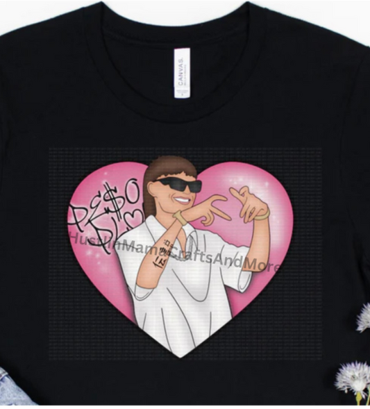 Peso Pluma Pink Heart