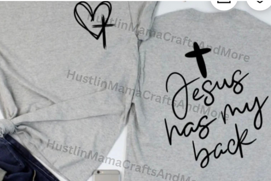 Jesus has my back (w/pocket)