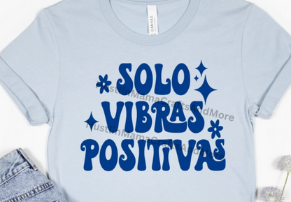 Solo Vibras Positivas (blue)