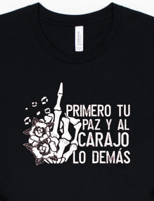 Primero Tu Paz (black ink)