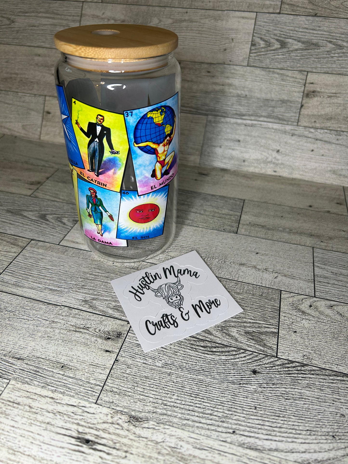 Loteria Glass Cup