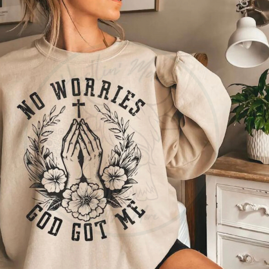 God Got Me (praying hands)