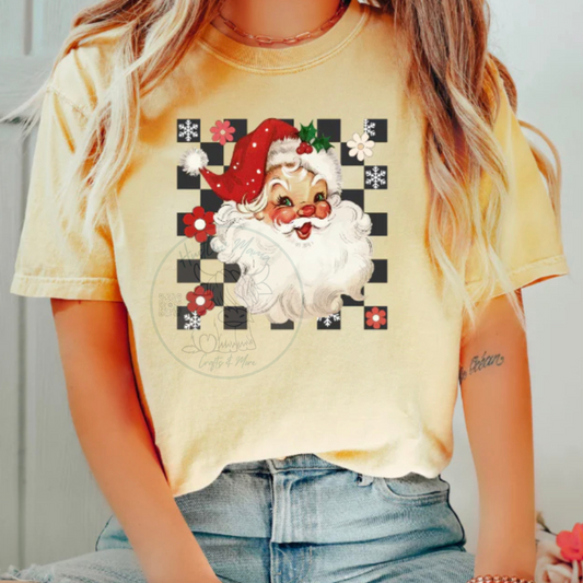 Checkered Santa