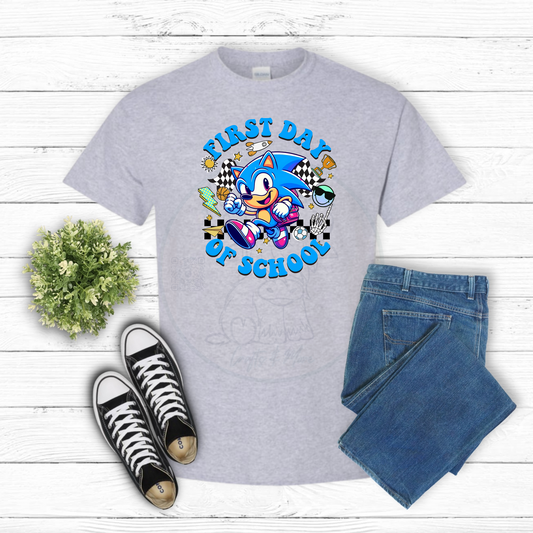 First Day Blue Hedgehog